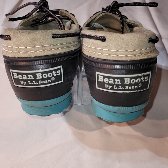Ll bean teal bottom leather mock ankle boots womens size 7 - Picture 4 of 7